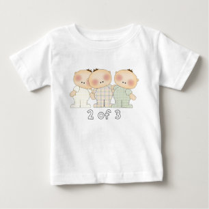 2 of 3 Triplets Baby T-Shirt