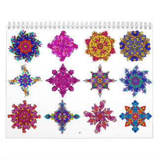 2 Page Moyen 2024 Mandala Calendrier