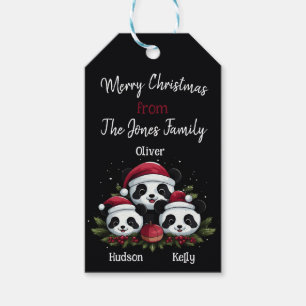 2 Parents 1 Kid - Christmas Family  Gift Tags