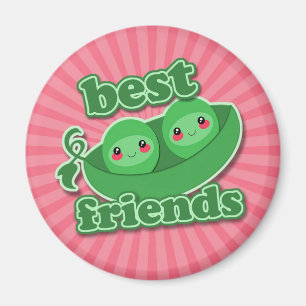 2 PEAS  BEST FRIENDS MAGNET