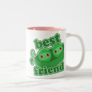 2 PEAS BEST FRIENDS Two-Tone COFFEE MUG