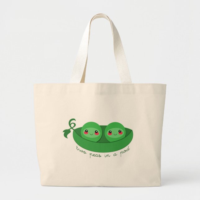 2 PEAS in a POD - bag (Front)