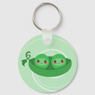 2 PEAS in a POD - keychain