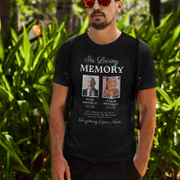 Memorial In Loving Memory Photo T-Shirt, Zazzle