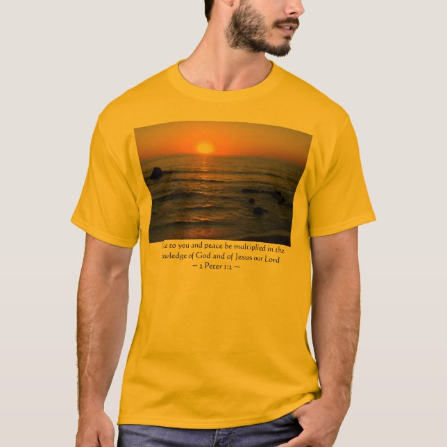 2 Peter 1:2 T-Shirt (Front)