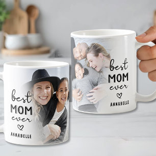 2 Photo Best Mom Ever Coffee Mug