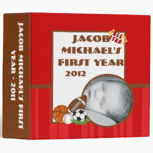 2" PHOTO Binder Scrapbook All-star Red