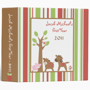 2" PHOTO Binder Scrapbook Farm Animals