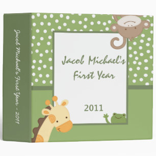 2" PHOTO Binder Scrapbook Safari Adventure