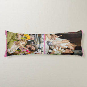 2 Photo Custom Collage Personalized  Body Pillow