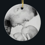 2 Photo Custom Double Sided  Ceramic Ornament<br><div class="desc">2 Photo Custom Double Sided Ceramic Ornament</div>