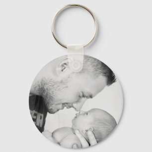 2 Photo Custom Double Sided  Keychain