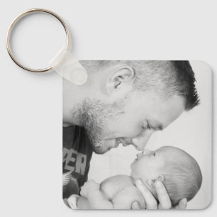 2 Photo Custom Double Sided Keychain