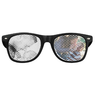 2 Photo Custom Double Sided Retro Sunglasses