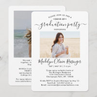 2 Photo Drive-By Graduation Party Car Parade