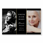 2 Photo Funeral Memorial Celebration Of Life