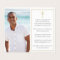 2 Photo Funeral Memorial Folded Prayer Cards
