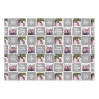 2 Photo Grey Neutrals Merry Christmas Snowflakes