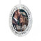 2 Photo Newlyweds 1st Xmas Married Faux Marble