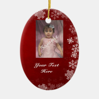 2 Photo / Red & Blue Side Ornament