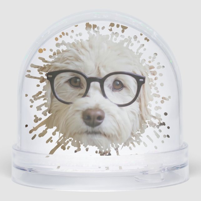 2 Photo Template Graffiti Splat  Snowglobe (Back)