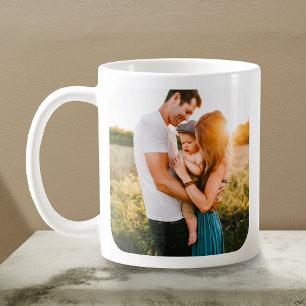 2 Photo Template Pair Rounded Frame Mug