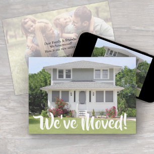 2 Photo We've Moved New Home Change of Address Announcement