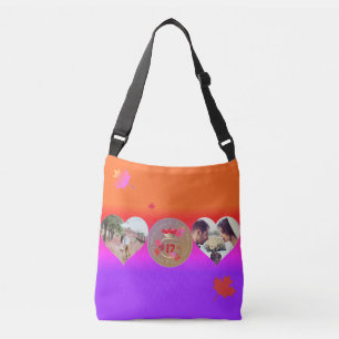 2 Photos17th Wedding Anniversary  Crossbody Bag