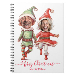 2 Photos Christmas elves  Notebook