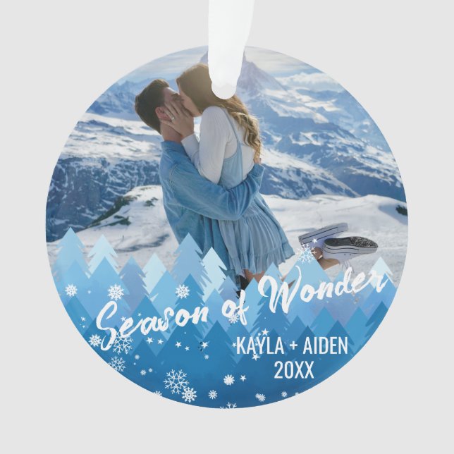 2 Photos Couleur Bleue Joyeux & Lumineux (devant)