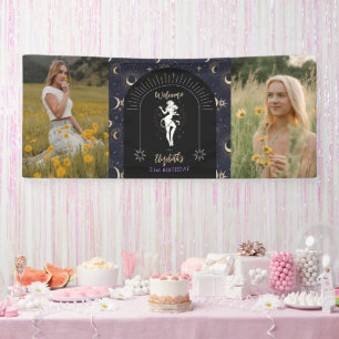 2 Photos Mystic Zodiac Leo 21st Birthday  Banner