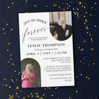 2 Photos Out of Office Forever Retirement Party