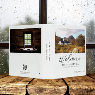 2 Photos Vacation Rental Guest Welcome Information Binder