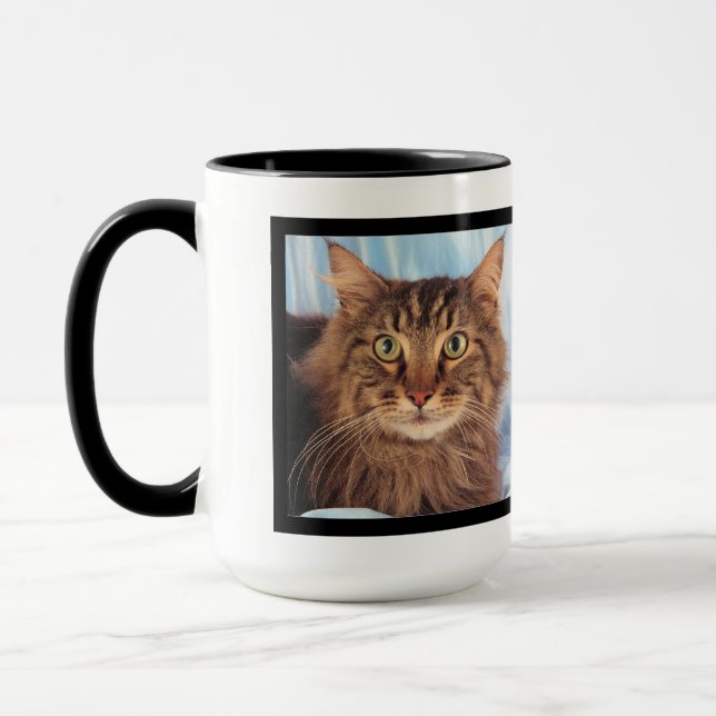 2 Picture Photo Mug Template (Left)