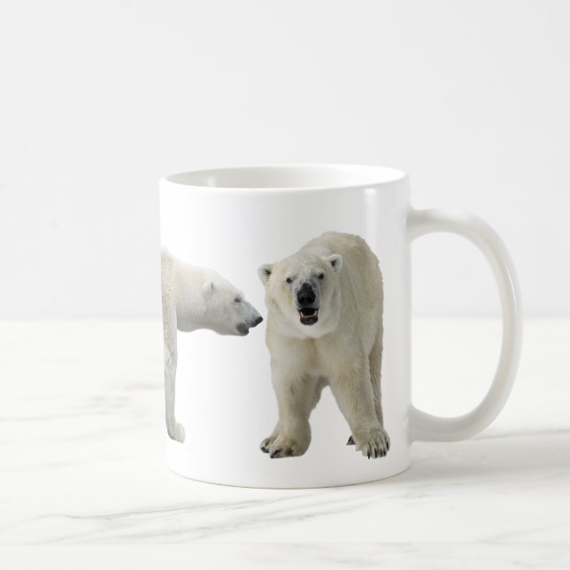 2 Polar Bear Mugs (Right)