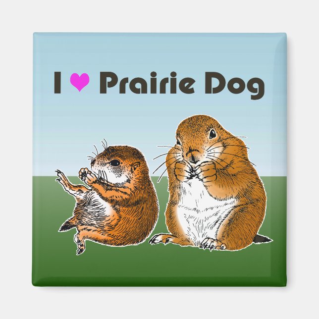 2 prairie dogs (2) magnet (Front)