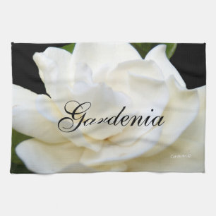 2 Pure White Gardenia Kitchen Towel