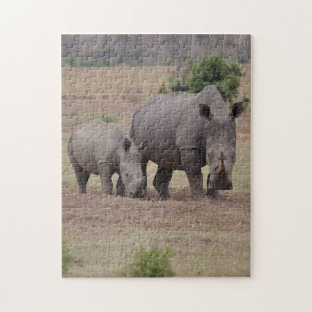 2 rhino puzzle (Vertical)
