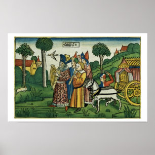 2 Samuel 6 1-5 David brings the Ark to Jerusalem, Poster