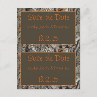 2 Save-the-Date Camo Cards