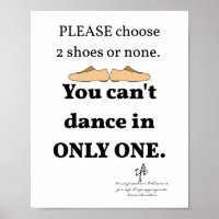 2 Shoes or None White Dance Studio