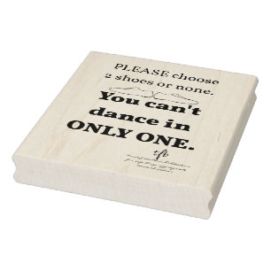 2 Shoes or One Rubber Stamp