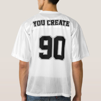 2 Side BLACK SILVER GRAY WHITE Men Football Jersey