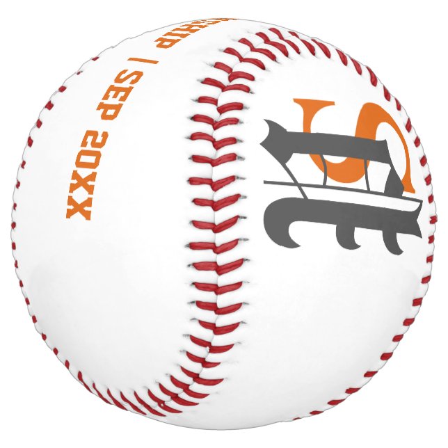 2 Side Custom Design Softball (Angled)
