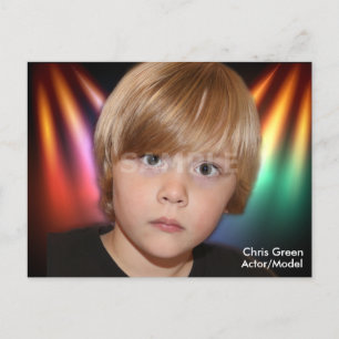 2-Sided Actor & Model Headshot Comp Postcard