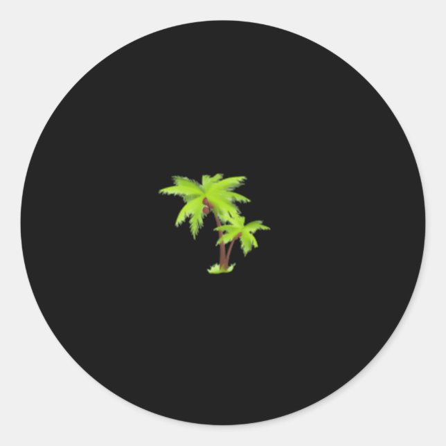 2 Sided Cancun Mexico Classic Round Sticker (Front)