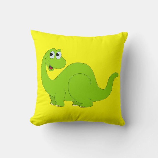 2 sided Dinosaur Design Throw Pillow Home Decor (Front)