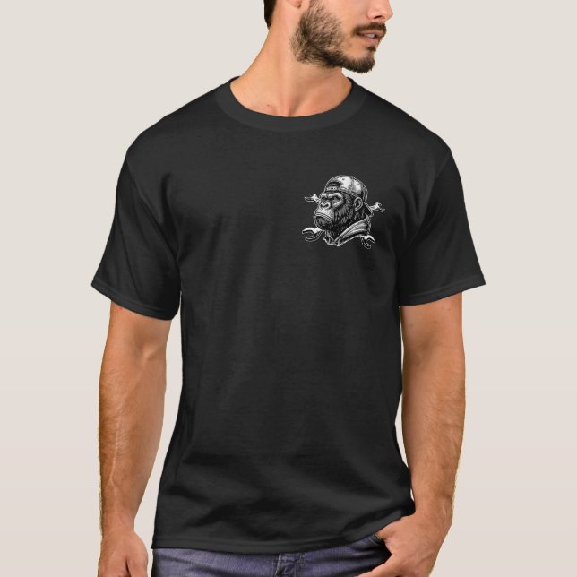  2 Sided I Can Fix Stupid But It s Gonna Hurt Monk T-Shirt (Front)