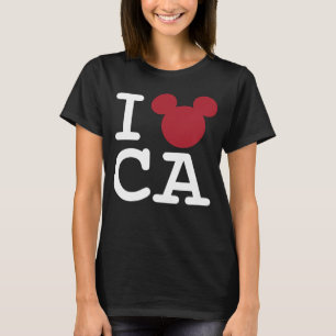2 Sided I Love Mickey   California Family Vacation T-Shirt
