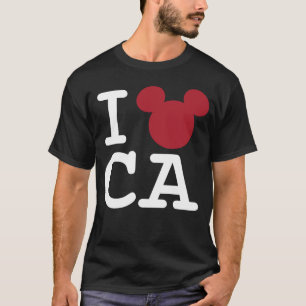 2 Sided I Love Mickey   California Family Vacation T-Shirt